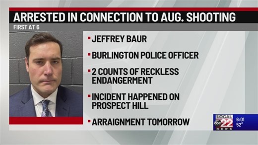 Burlington police officer facing charges for August shooting | Haystack News