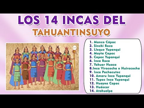 Los Nombres de Los 14 Incas Del Tahuantinsuyo I Los Incas 🌝🌟I TAHUANTINSUYO🏳️‍🌈