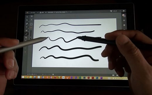 同为N_Trig技术的Surface Pro 3 pen VS SONY VAIO DUO 13 VGP-STD2 pen在微软平板的表现
