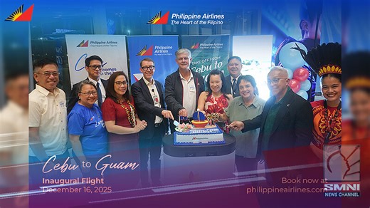 PAL sinimulan ang direktang flights mula Cebu papuntang Guam