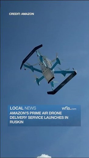 Amazon's Prime Air Drone Delivery Service Launches in Ruskin