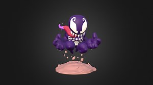 cute venom - 3D model by renan.delgado