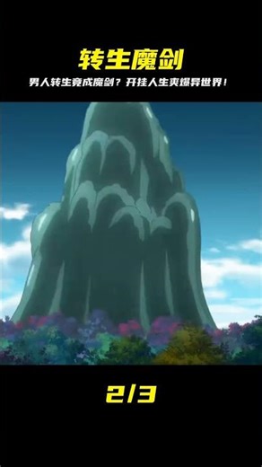 震驚！大叔轉生異世界秒變魔劍，開掛人生直接帶飛廢柴少女！ #動畫 #動漫推薦 #動漫解說 #日漫 #二次元