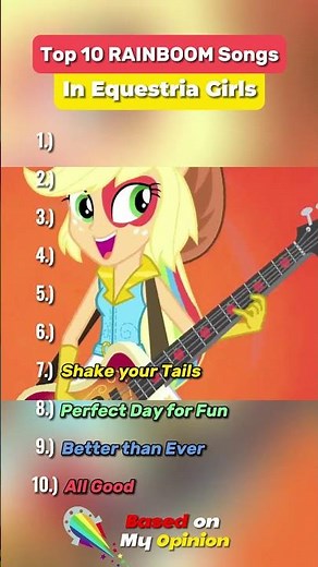 Top 10 of the BEST Rainboom Songs to be Made🌈 || MLP Equestria Girls
