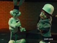 Elmer Fudd and Bugs Bunny Rap Battle