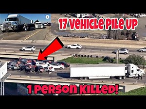 Breaking News! Video Shows After Math Of Pile Up Involving 1 Semi Truck!