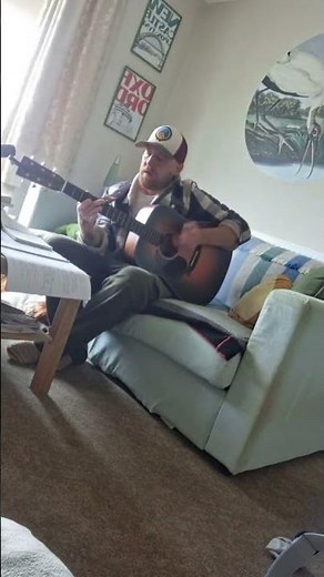 Perfect Blue Buildings-Counting Crows cover by Matt from my livestream #acousticcover #guitar