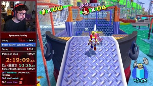 SPEEDRUN SUNDAY! [Super Mario Sunshine, Luigi's Mansion, Monkey Ball, Mario Kart 64, Pokemon Snap)