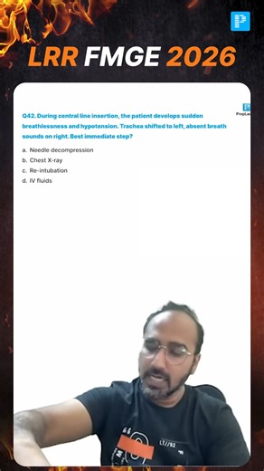 PrepLadder on Instagram: "🎥 LRR clip ft. Dr. Wajid Ali A quick watch now = faster recall later. ✅🧠 Want the PDF to revise properly? 📄 💬 Comment “LRR” and it’ll be shared in your DM. 📩 . . #fmge #lrr #medical #medstudent #prepladder"