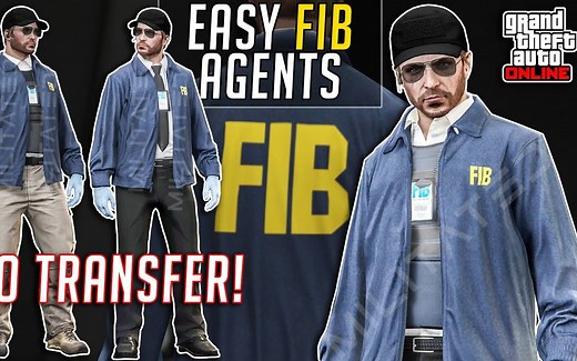 < FIB 特工服装>服装编辑器 GTA Online