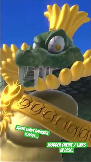 SSBU MODS: BANANZA King K.Rool GIANT #ssbu #smashbrosultimate #gaming #smashbros #donkeykongbananza