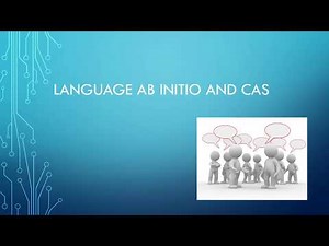 IB Ab Initio / Language B and the CAS program