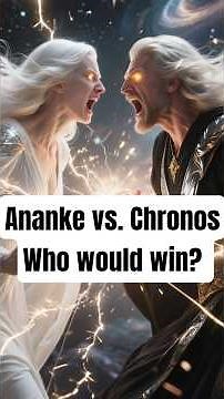 Fate vs. Time ⏳⚡ Who Wins? #GreekMythology #LegendsUncovered #ananke #Chronos #greekgods #history