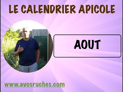 Calendrier Apicole : AOUT