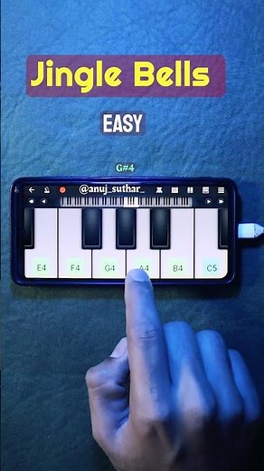 Jingle Bells 🎄 Easy Piano Tutorial 🎹 (With Notes)