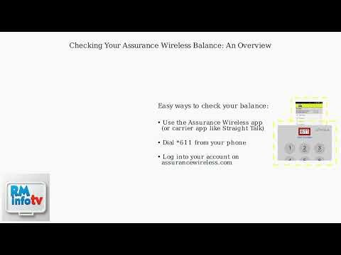 How To Check Assurance Wireless Balance – Minutes, Texts & Data