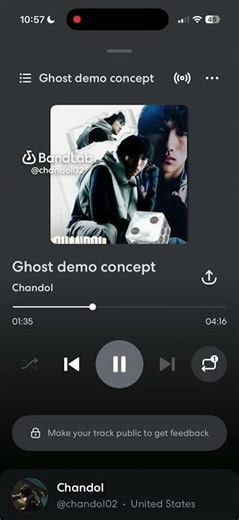 Ghost demo made for fun releasing soon tho #chandol #music #boywithuke #boywithukeghost #chandy