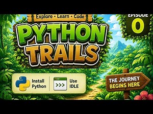 Python for Beginners | Episode 0: Install Python & Use IDLE | Python Trails