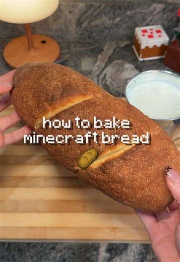 Minecraft Bread & @Milk 🥖🥛 #ad #minecraft #gonnaneedmilk #minecraftmemes #baking