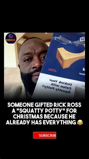😂 🎁 Rick Ross Gifted a “Squatty Potty” for Christmas Because He Has It All #rickross #shorts