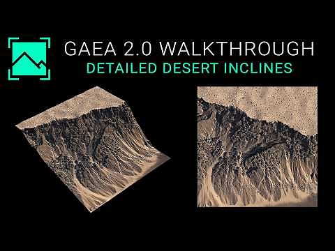 Gaea 2 - Realistic Desert Incline Tutorial