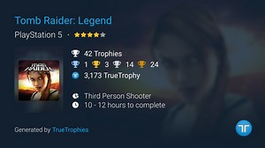 Tomb Raider: Legend Trophies