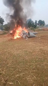 33K views · 480 reactions | A MiG-29 fighter jet has crashed near Agra, Uttar Pradesh. The pilot has ejected from the plane. The plane had taken off from Adampur in Punjab and was en route to Agra for an exercise when the incident happened. More details awaited. Court of Inquiry to be ordered: Defence officials | Jammu Links News | Facebook