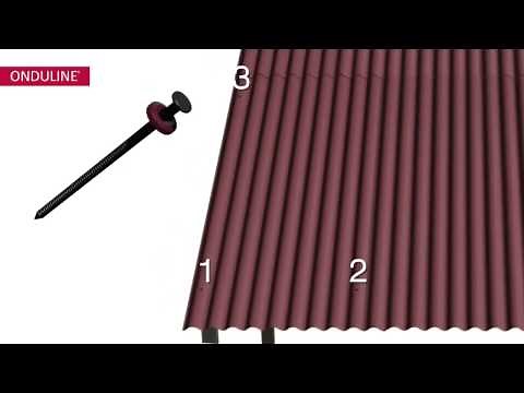 Onduline Bitumen Sheet Installation