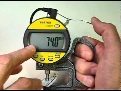 How To Use The Testex Digital Gage