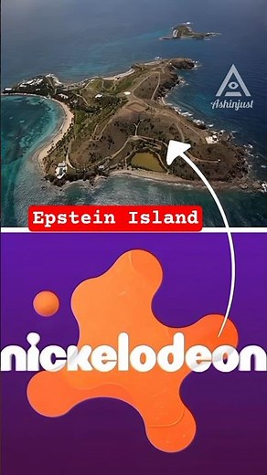 Why Does the Nickelodeon Logo Look Like Epstein’s Island? #Nickelodeon #epstein #EpsteinFiles #Trump