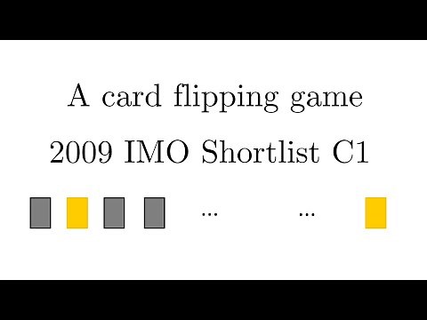 [IMO Combinatorics] 2009 IMO shortlist using Invariants and Monovariants