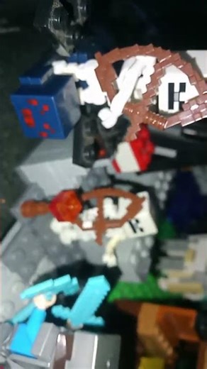 mi pequeño mundo de LEGO Minecraft aldea mina el desierto y el nethrer