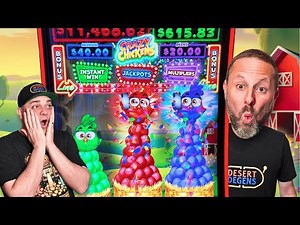 7 Bonuses In 45 Minutes On CRAZY CHICKENS Slot!