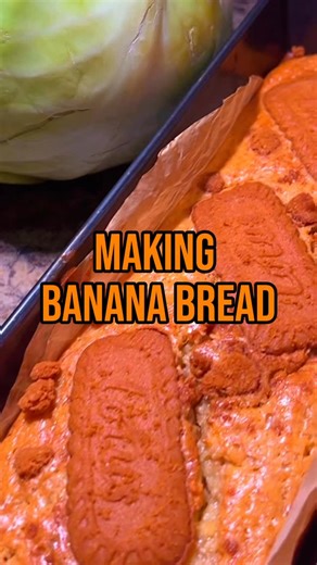 When life gives you over ripe bananas make banana bread 🍌 . Ps: I use liquid milk for people, but my person eat I use powdered because I end up with diarrhoea . #homemade #easydinner #vlogmas #fromscratch #recipies #easymeals #instagramreels #foodie #foodporn #explore #dinnerideas #cheese #vlogmas25 #butter # baking #dessert #lunchideas#explorepage #lunch #lowcalorie #highprotien #cooking #viral #uk #banana #bananabread #chocolate #biscoff | Amarachi Benson