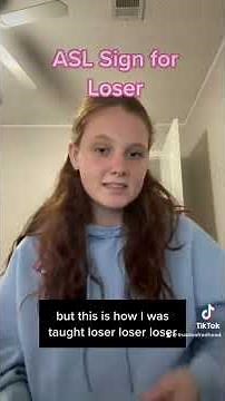 Learn How To Sign Loser in ASL for Beginners | American Sign Language #shorts
