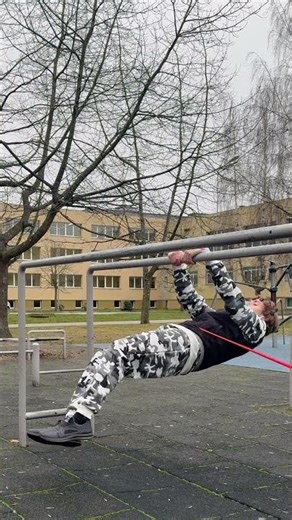Front lever pull ups to touch #calisthenics #frontlever #pullups
