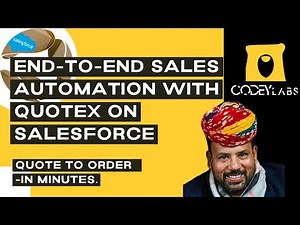 Salesforce Quote Automation: QuoteX Demo for Subscription Products & Order Fulfillment