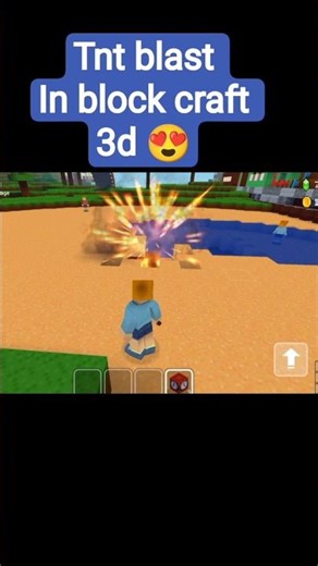 block craft main tnt kaise fode #block craft 3d #tnt blast