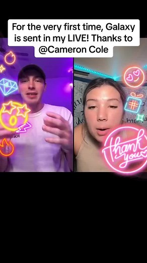 I appreciated it so much! Thank you, Cameron Cole! It was the first time I saw this Gift in my LIVE.@Cameron Cole #livegift #galaxy