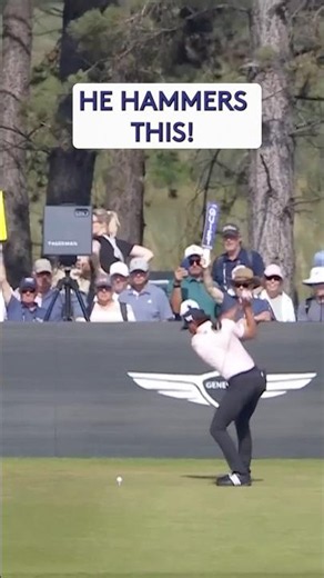 Driving a 347-YARD green 🚀