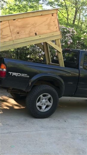 That’s one way how to move a rabbit pen ￼