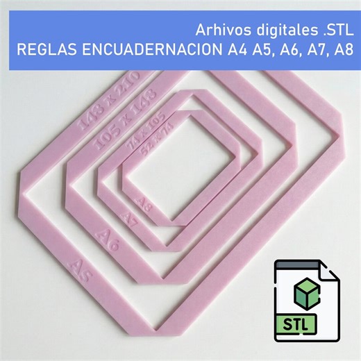Bookbinding Templates STL | 3D Printable Bookbinding Tools A4 A5 A6 A7 A8 - Etsy