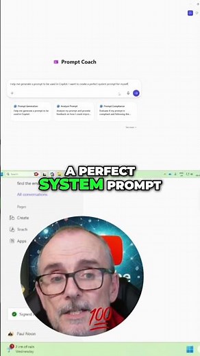 Copilot Prompt: Generate the Perfect System Prompt! #shorts