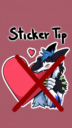 Ink on Instagram: "Procreate Tip for stickers! #procreate #procreatetips #procreatetutorial #art #grapgicdesign #sticker #stickerart #furry #stickertutorial"