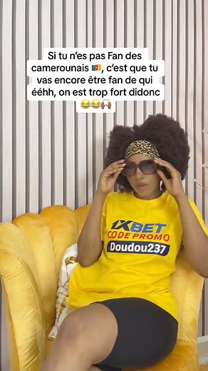 Je suis trop fan de nous éh 🇨🇲🇨🇲🇨🇲 😂😂 on est trop fort…. Propre et posée didonc 🥰❤️ oklm 😂🙌🏾 yessss #beatricedoudou #doudou237 mon code sur 1xbet | Beatrice Doudou