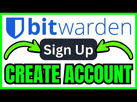 How To CREATE A Bitwarden Account (QUICK & EASY) 2026