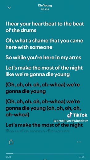 Die Young Kesha lyrics - Full song lyrics
