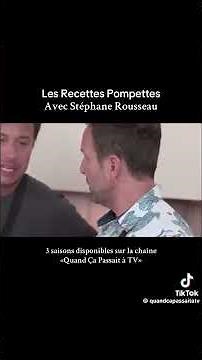 Tipsy Recipes with Stéphane Rousseau