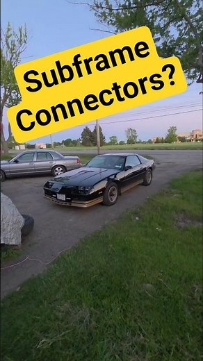 my camaro needs these? (subframe connectors) #cars #automobile