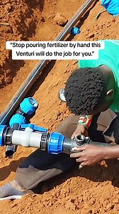 66K views · 368 reactions | Stop pouring fertilizer by hand—this Venturi will do the job for you. With the right connection, it sucks the fertilizer automatically and mixes it with your irrigation water evenly. No wasting time, no overfeeding, no guesswork… just a smooth flow straight to your crops. Smart feeding = better yields. #FarmWithTonny #TonnyAgriIrrigationAfrica #VenturiInjector #Fertigation #IrrigationTips | Farm with Tonny greenhouse and irrigation solutions | Facebook